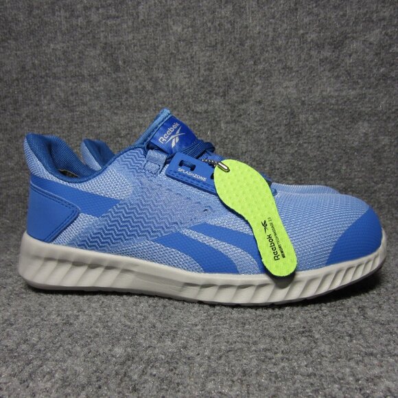 Reebok Sublite Legend Work Athletic Shoes Womens Size 7 Blue Composite Toe NEW - Picture 1 of 14